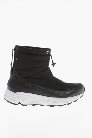  	Quilted ARCTIC Pull-On High Top Sneakers with Textured Leather Details