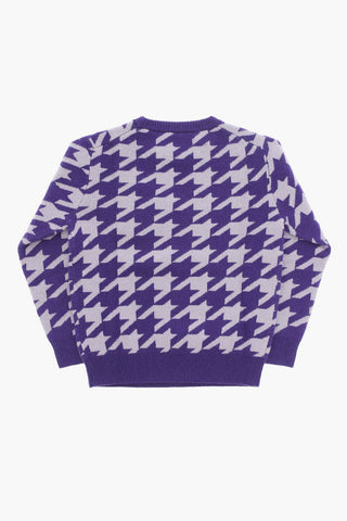PEANUTS Wool blend Crew-Neck weater with Maxi Embroidery