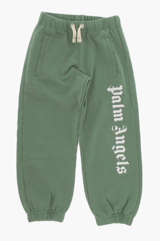 Joggers a Tinta Unita con Logo a Contrasto