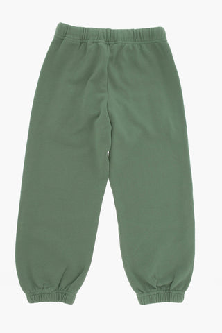 Joggers a Tinta Unita con Logo a Contrasto