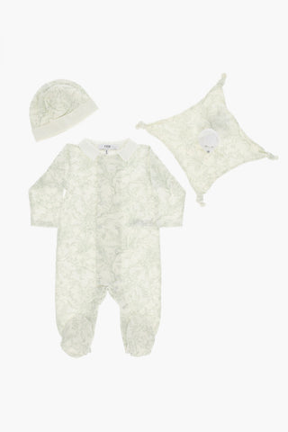 Rompersuit and Beanie Set