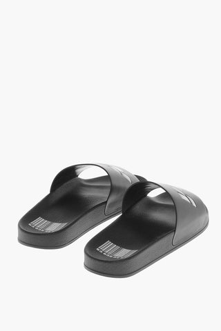 VTMNTS Sliders in Gomma BARCODE con Logo Stampato