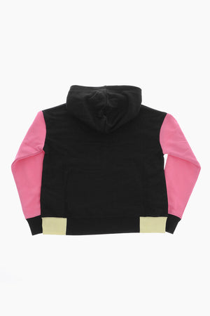 Two-Tone Hoodie FUNDAMENTAL with Logo Print