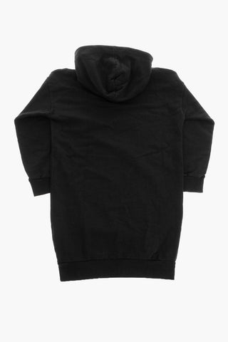 Vestito a Felpa con Stampa Logo e Cappuccio