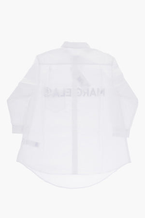 MM6 Chemisier in Cotone Con Logo Frontale