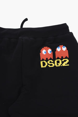 PAC-MAN Joggers in Cotone con Elastico in Vita