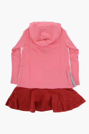 Sweatkleid mit Kapuze