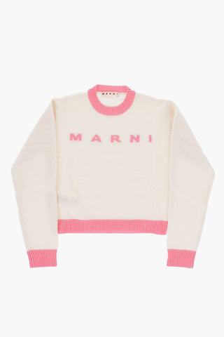 To-Tone Wool and Cashmere Crew-neck Sweater