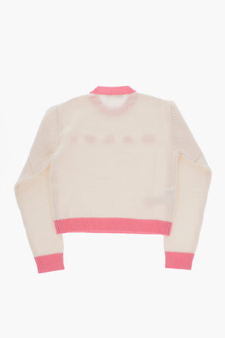 To-Tone Wool and Cashmere Crew-neck Sweater