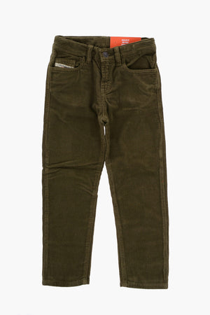 Pantaloni 2020 D-VIKER-J in Velour a Coste 