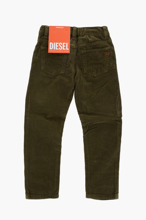 Pantaloni 2020 D-VIKER-J in Velour a Coste 