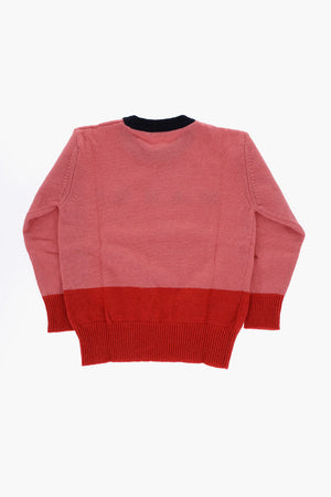 Color-Block Wool-Blend Crewneck Sweater