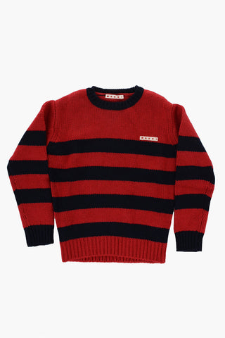 Two-Tone Striped Sweater