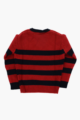 Two-Tone Striped Sweater