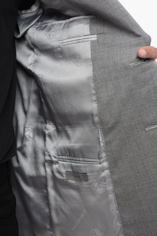 Blazer LEADER in Lana con Tasche ad Aletta