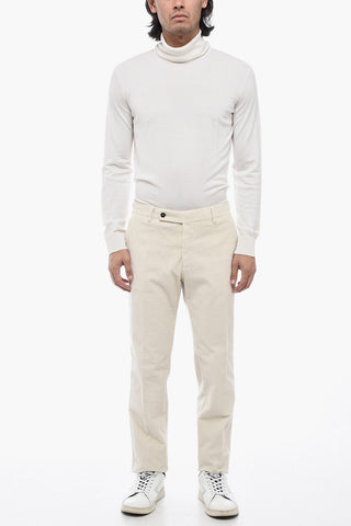 Corduroy MORELLO Pants with Logo