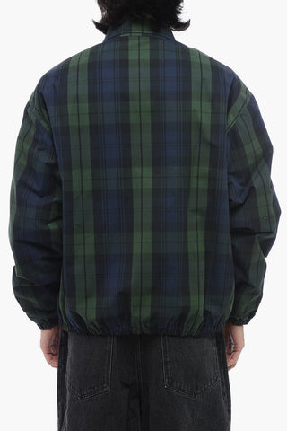 Tartan Windbreaker with Pile Lining