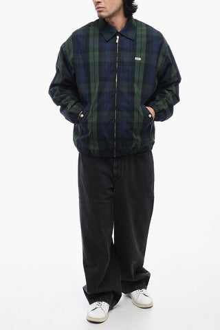 Tartan Windbreaker with Pile Lining