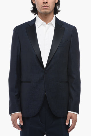 CC COLLECTION Jacquard-Blazer REWARD mit Leistentaschen