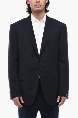 Virgin Wool ACADEMY Blazer with Flap Pockets