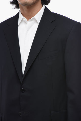 Virgin Wool ACADEMY Blazer with Flap Pockets