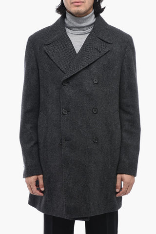 Cappotto Svasato a Quadri con Semifodera Trapuntata