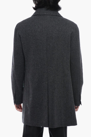 Cappotto Svasato a Quadri con Semifodera Trapuntata