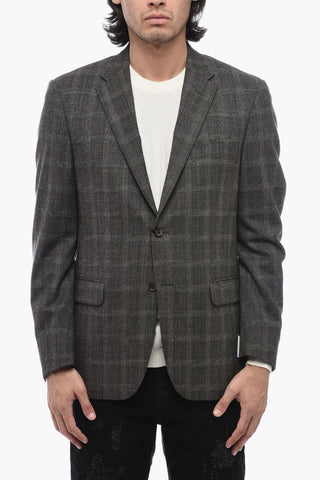 CC COLLECTION Wool Checked Blazer