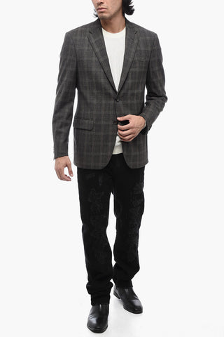 CC COLLECTION Wool Checked Blazer