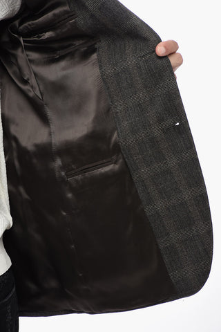 CC COLLECTION Wool Checked Blazer