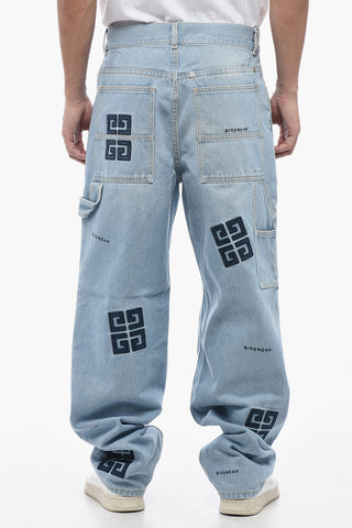 Carpenter Denims with Embroidered Multi -Logo