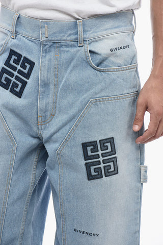 Carpenter Denims with Embroidered Multi -Logo