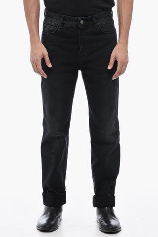Jeans Slim Fit con Effetto Delavé