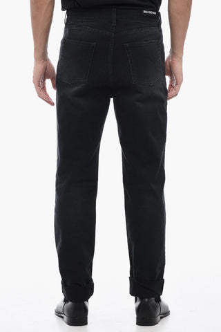 Jeans Slim Fit con Effetto Delavé