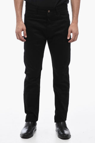 Pure Black Washed LOU Low-rise Denims