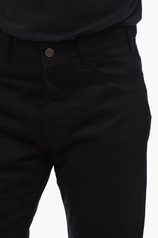 Pure Black Washed LOU Low-rise Denims