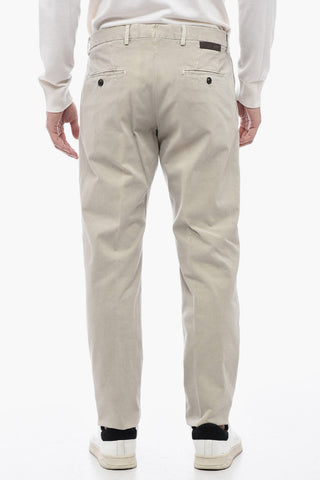 Pantaloni Chino Testurizzato con Fit Slim