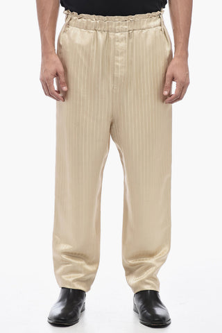 Pantalone Sartoriale a Righe con Coulisse