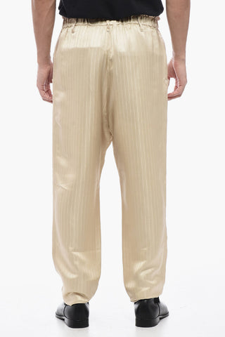 Pantalone Sartoriale a Righe con Coulisse