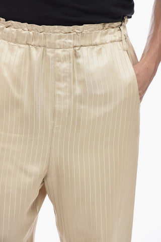 Pantalone Sartoriale a Righe con Coulisse