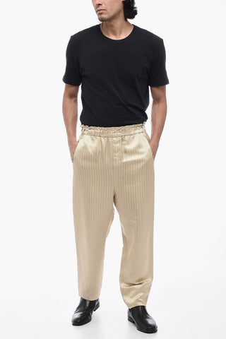 Pantalone Sartoriale a Righe con Coulisse
