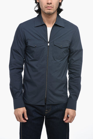 2-pocket Shirt with Zip Closure