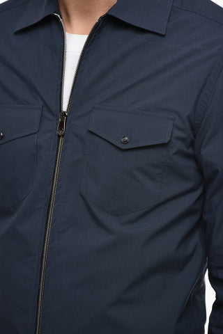 2-pocket Shirt with Zip Closure