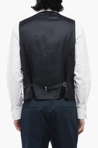 CC COLLECTION Virgin Wool Double-breasted Vest