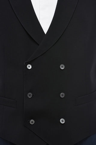 CC COLLECTION Virgin Wool Double-breasted Vest
