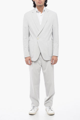 CC COLLECTION Center Vent Notch Lapel RESET Double Breasted Suit