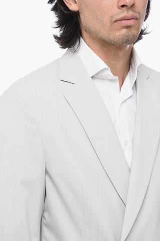 CC COLLECTION Center Vent Notch Lapel RESET Double Breasted Suit