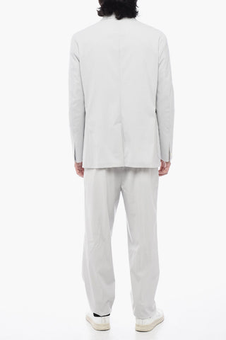 CC COLLECTION Center Vent Notch Lapel RESET Double Breasted Suit