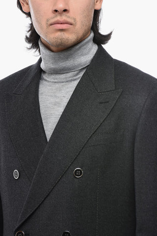 TAILORED Blazer Aus Wolle, Doppelreiher Mit Spitzenrevers