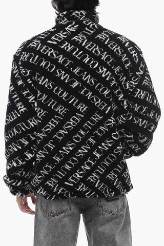 JEANS COUTURE Giubbotto in Pile-Borg con logo All-Over
